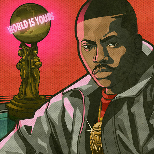 Hip-Hop Art Print: The World is NAS