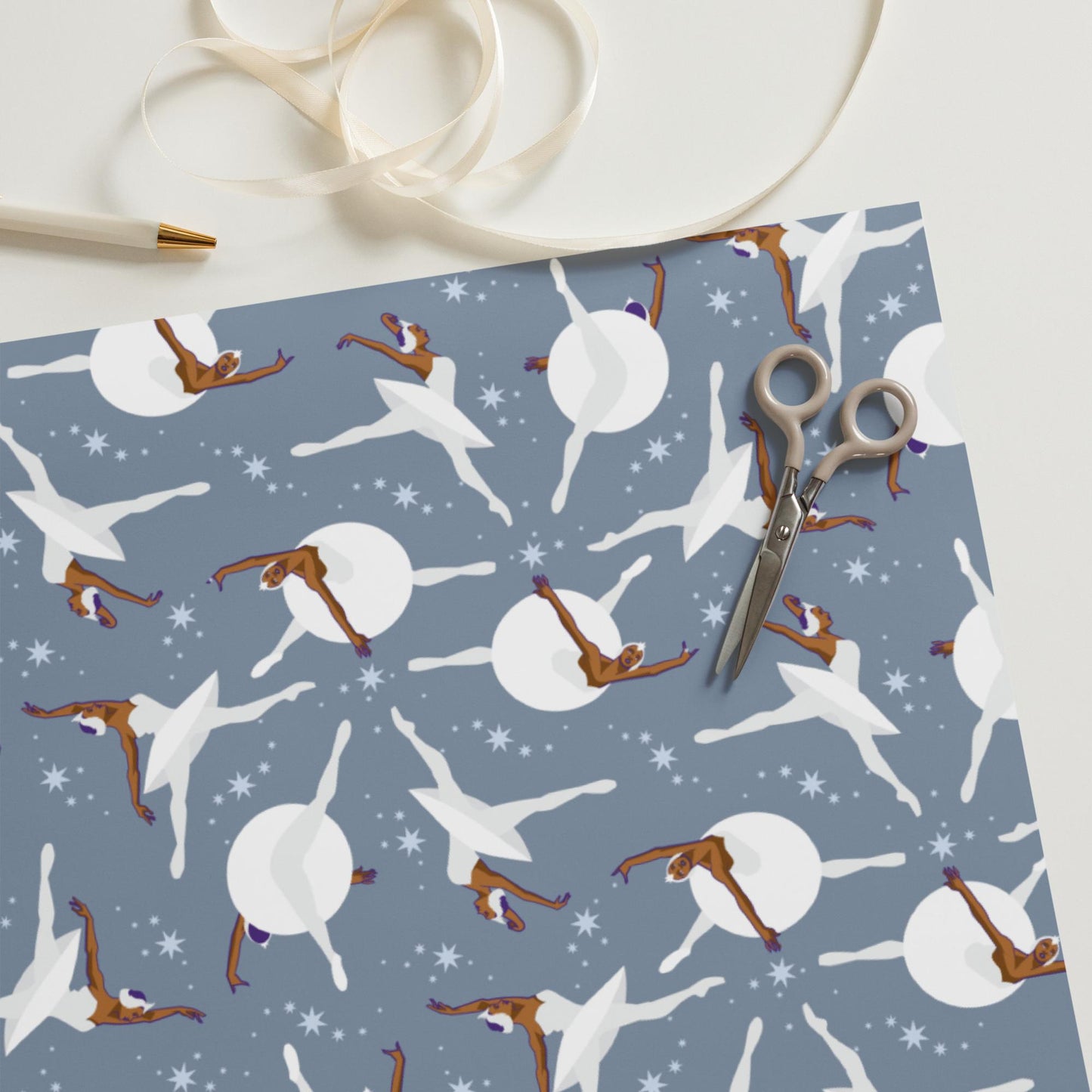 A Winter's Pirouette: Night - Wrapping Paper